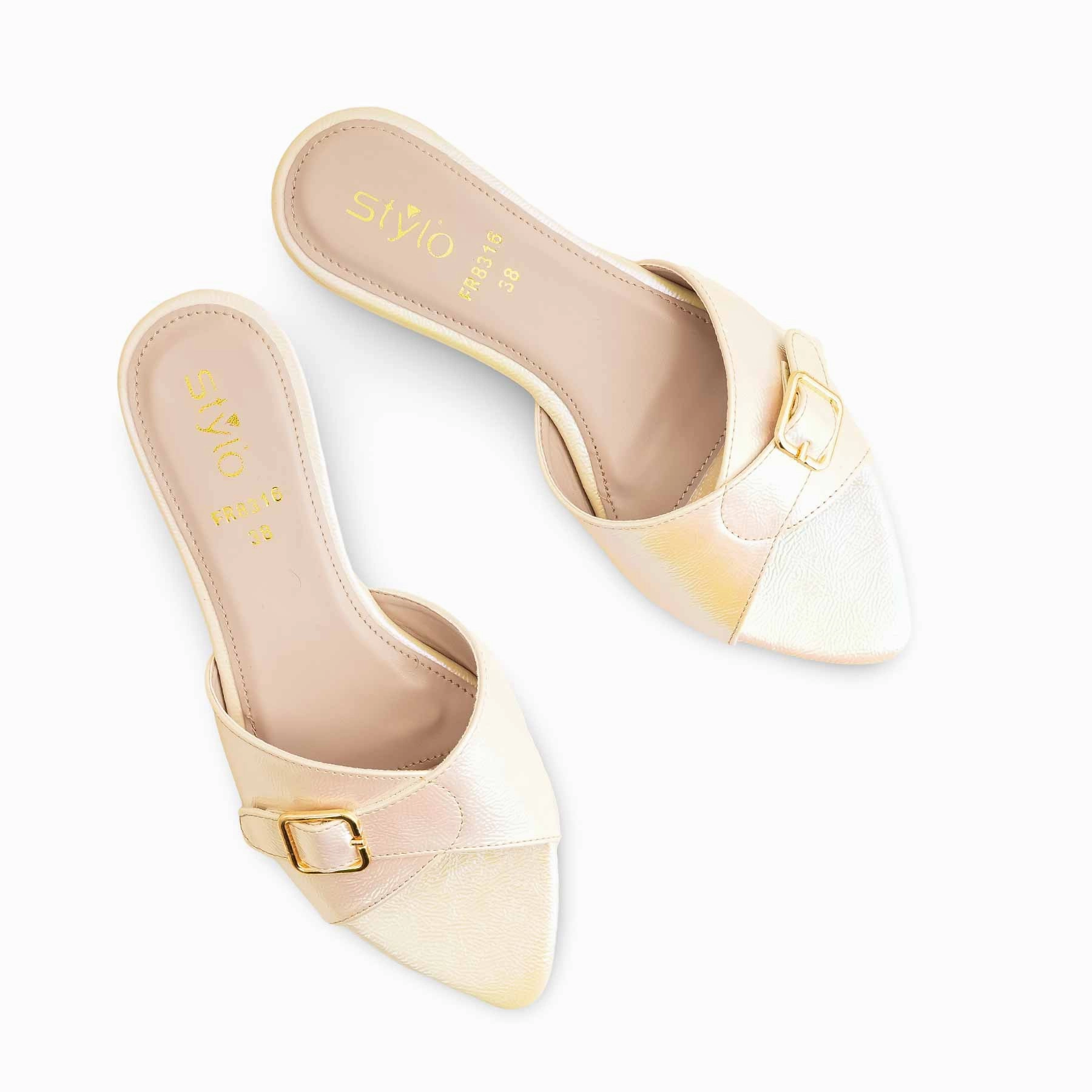 Cream Formal Slipper For Women FR8316 Summit Slippers