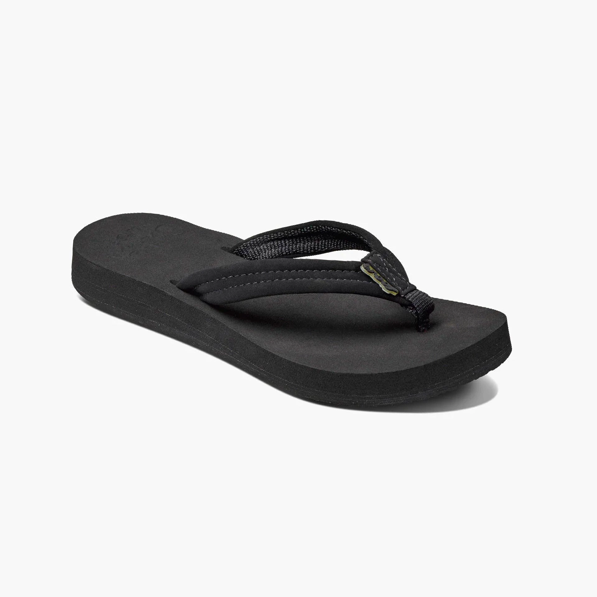 Reef Womens Cushion Breeze Flip Flops - Black/Black Flip Flops In Florida