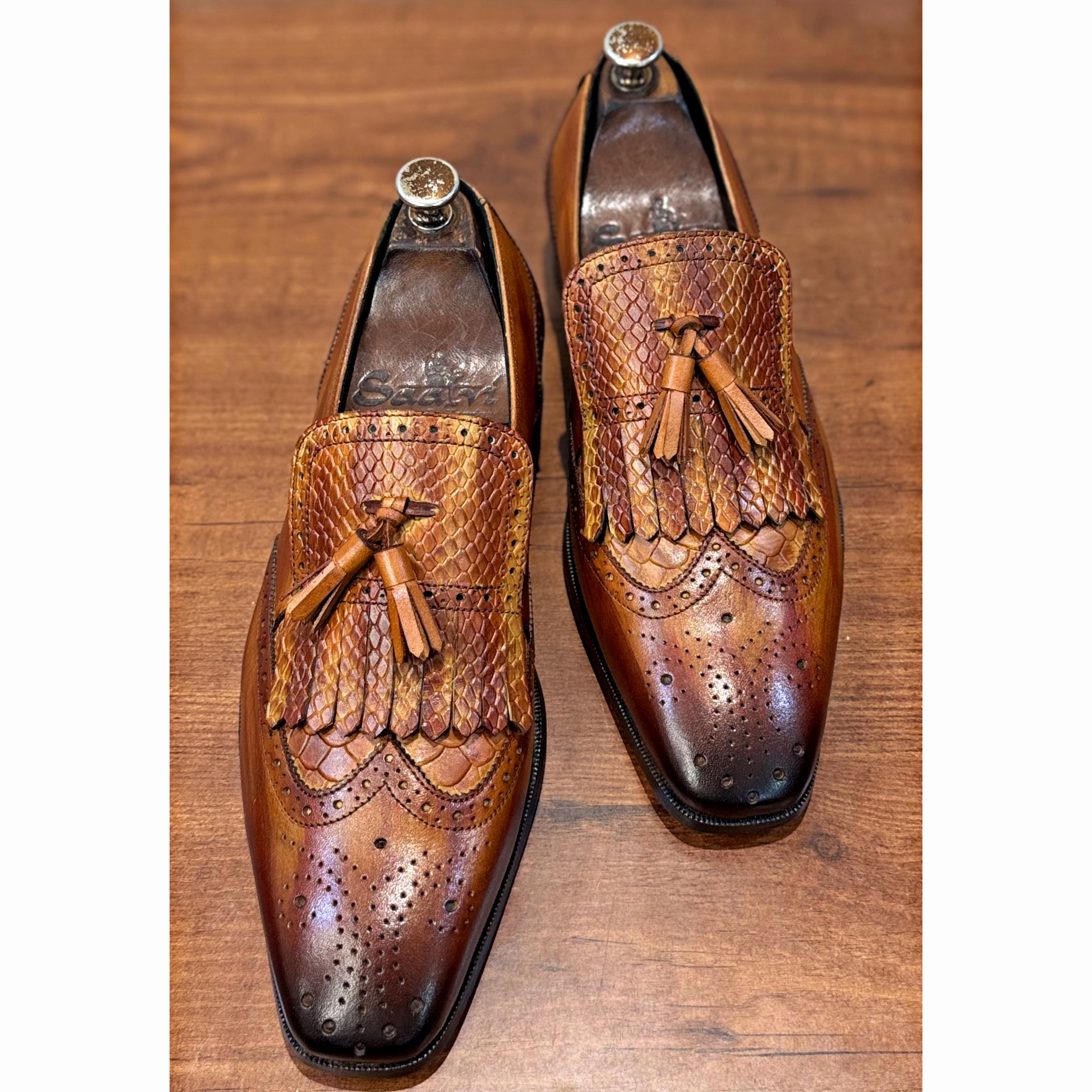Astaire Loafers Regal Python Tassel Loafers