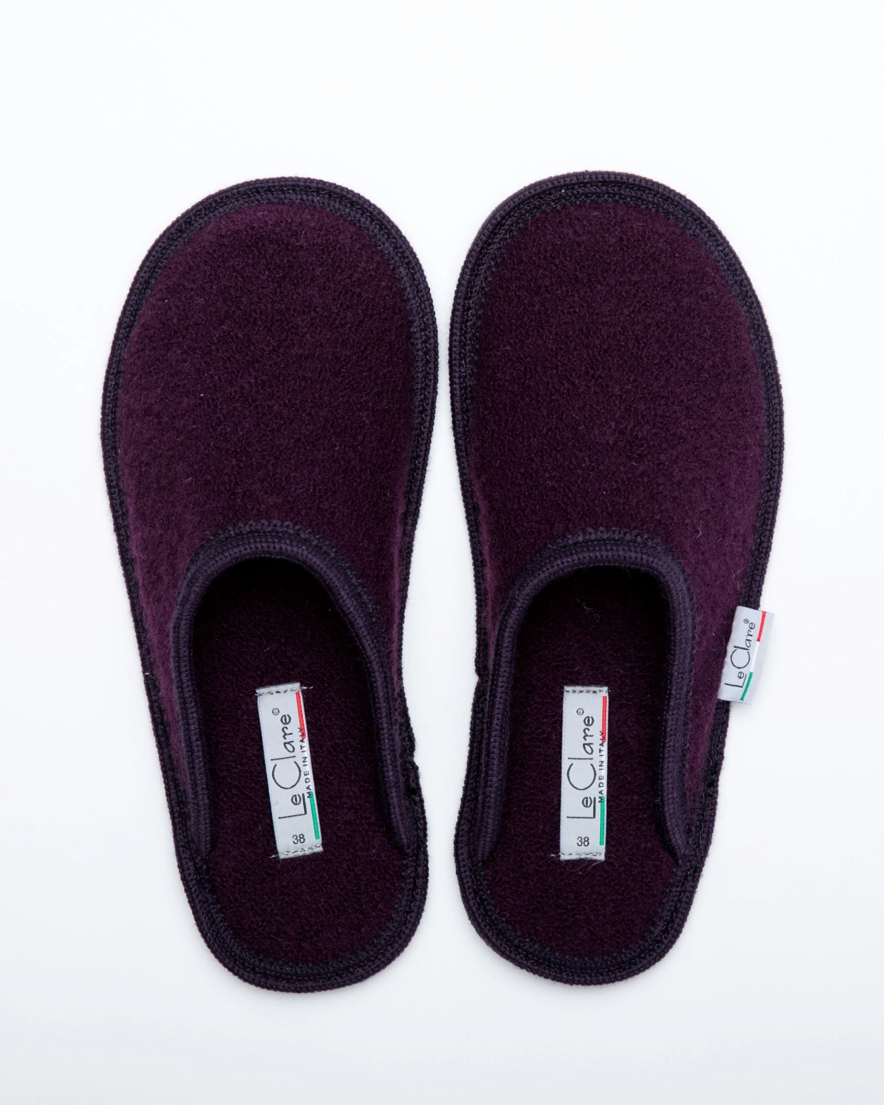Women's Boiled Wool Stella Slipper Plum Uggs House Slippers