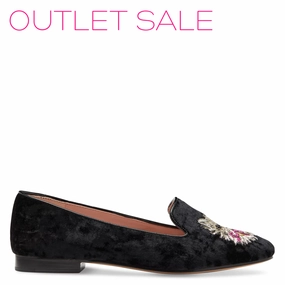 LOUNGE LOAFER BLACK Suede Loafers With Tassels