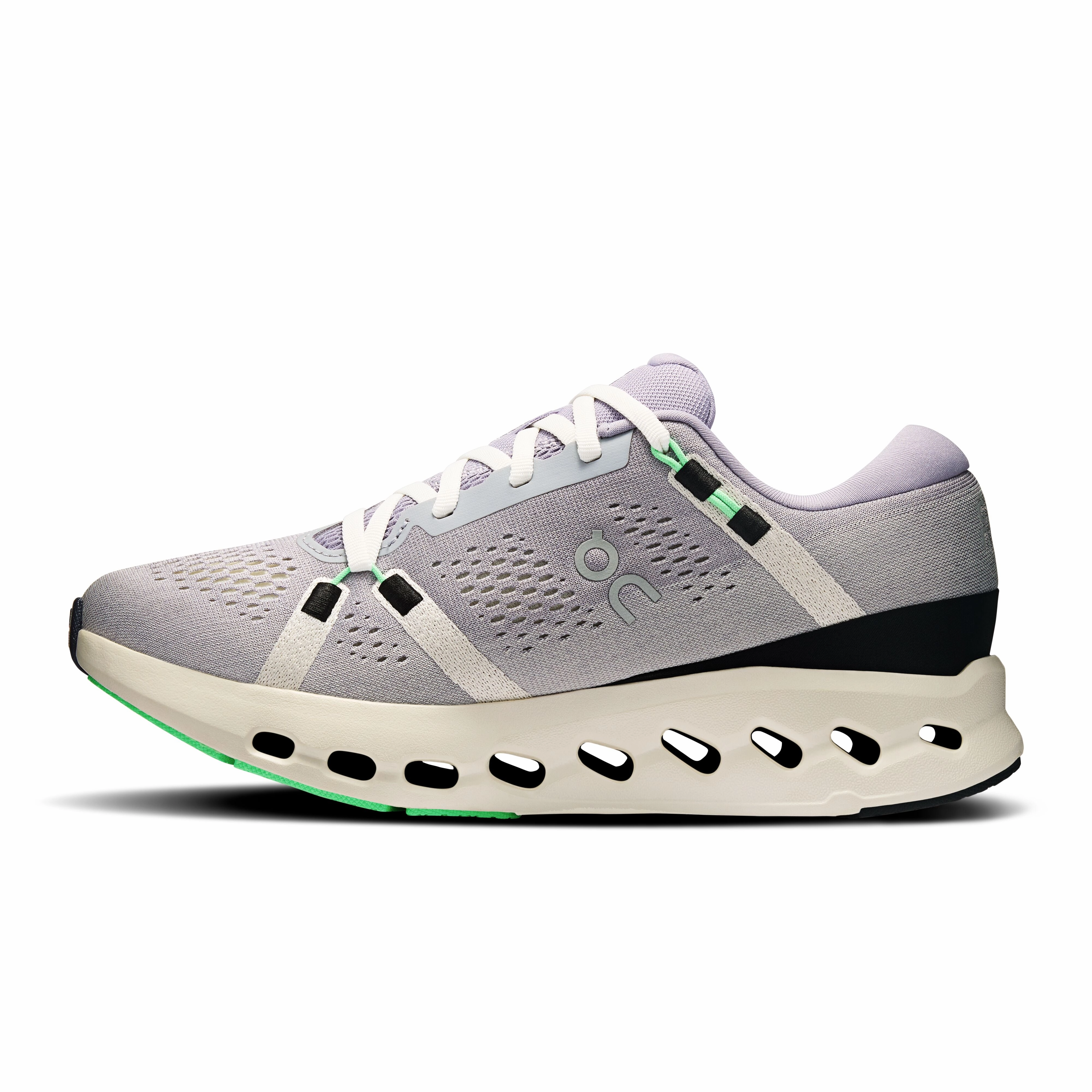 Women's On Cloudsurfer 2 Running Shoe in Lilac | Ivory Running Shoes For Barefoot Runners