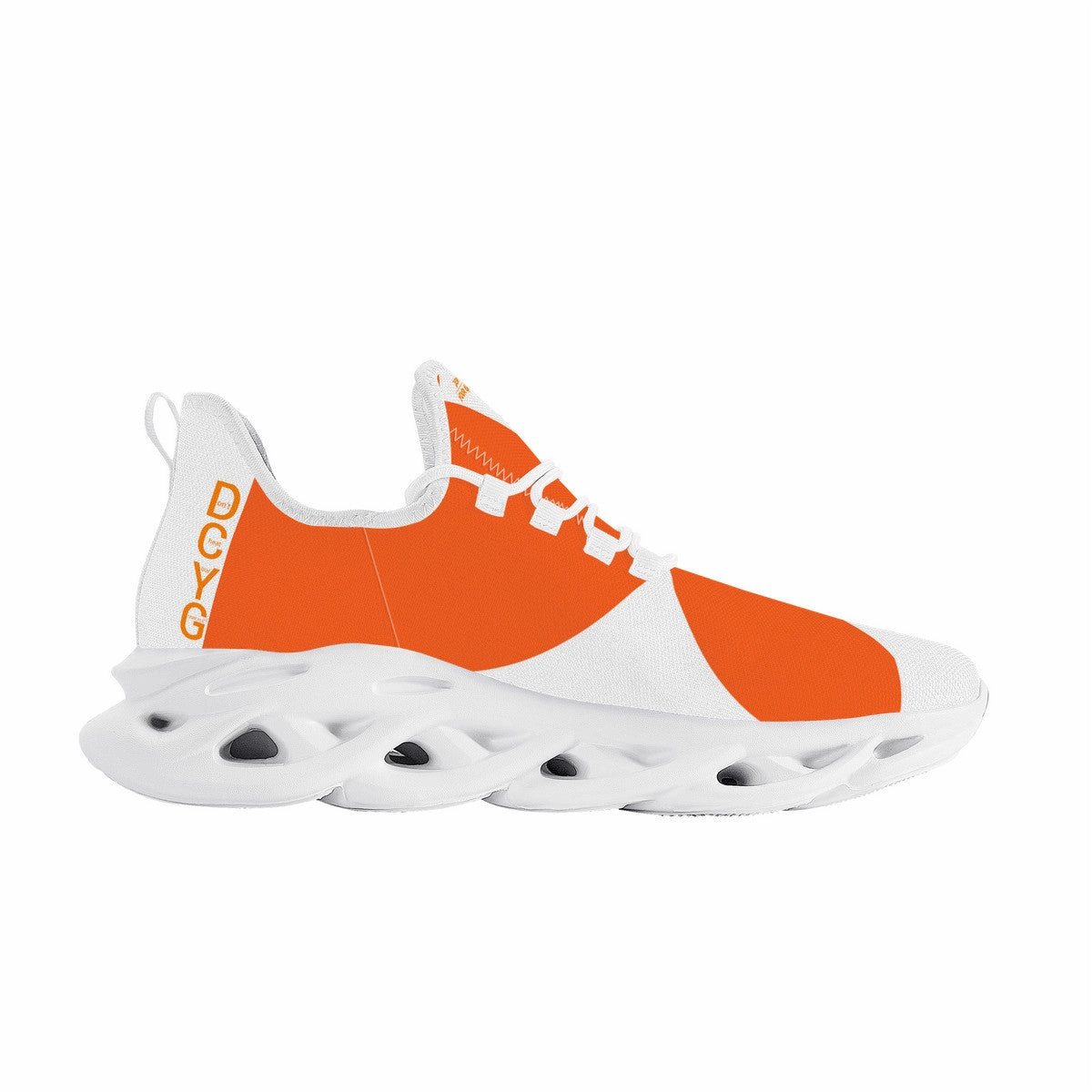 DCYG Orange & White 2nd Edition B  Flex Control Sneaker - White Running Shoes Wave Rider