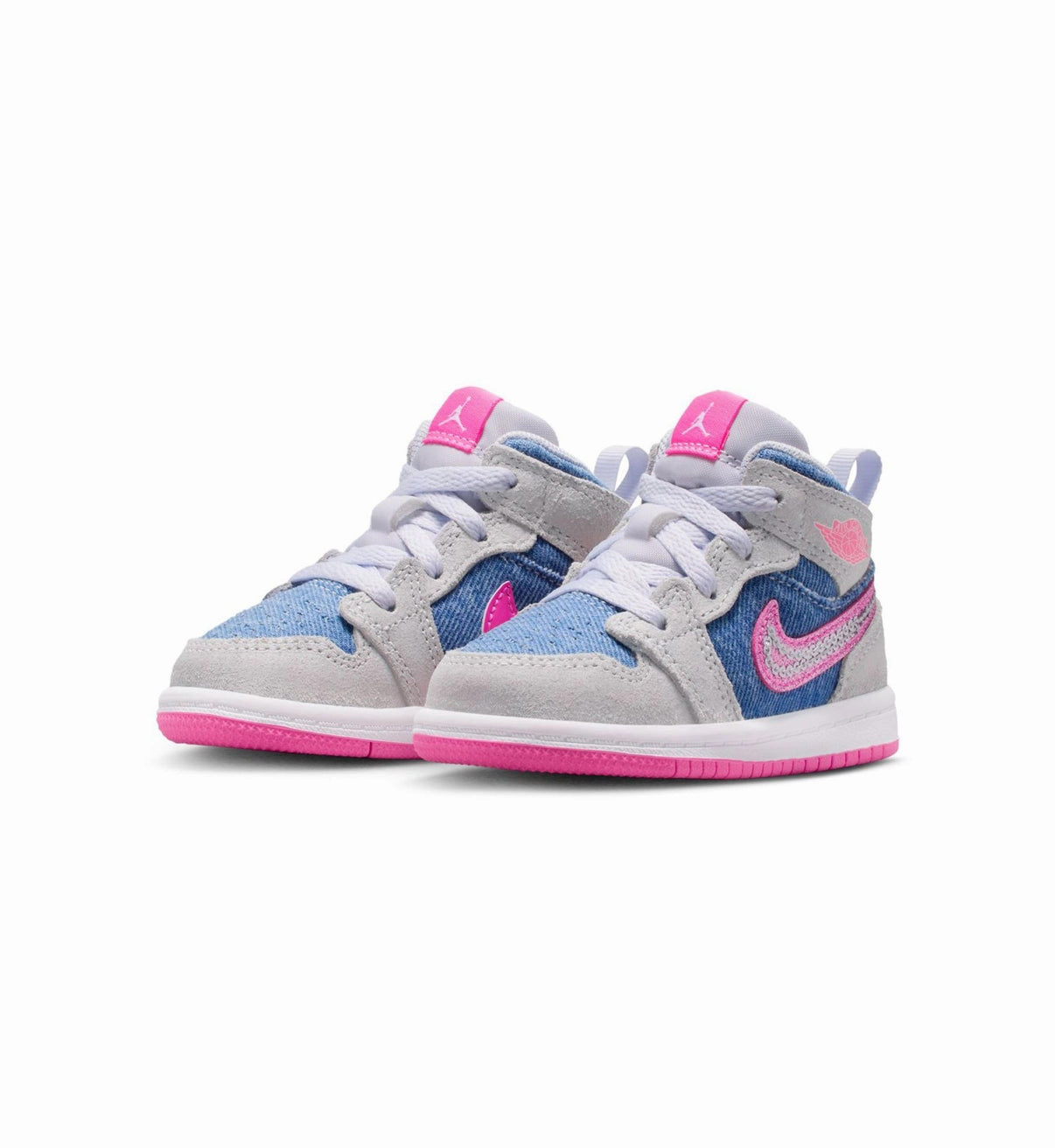 Top Asics Running Shoes Pink Barbie Denim Baby Toddler Swarovski Jordan 1 Mid