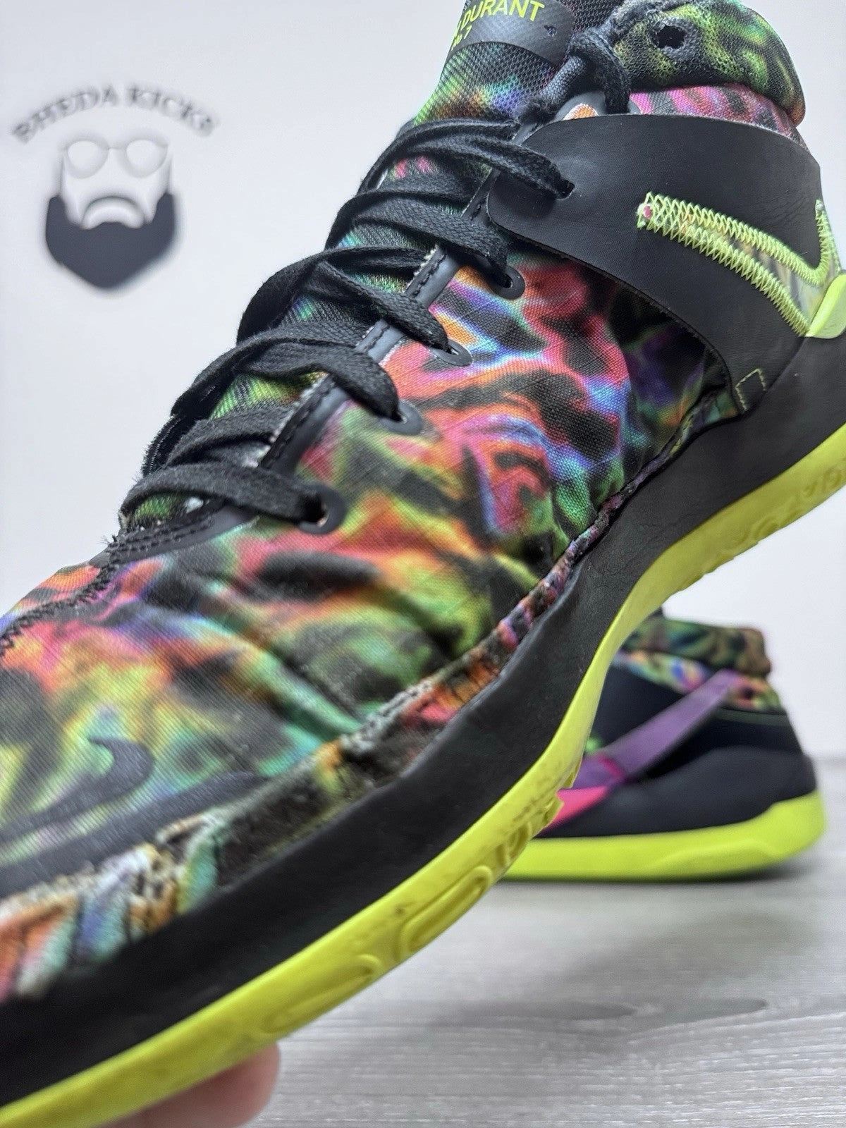 Size 13 - Nike KD 13 EYBL Unreleased PE Promo CZ6199-900 Preowned Rare Asics Ahar Shoes