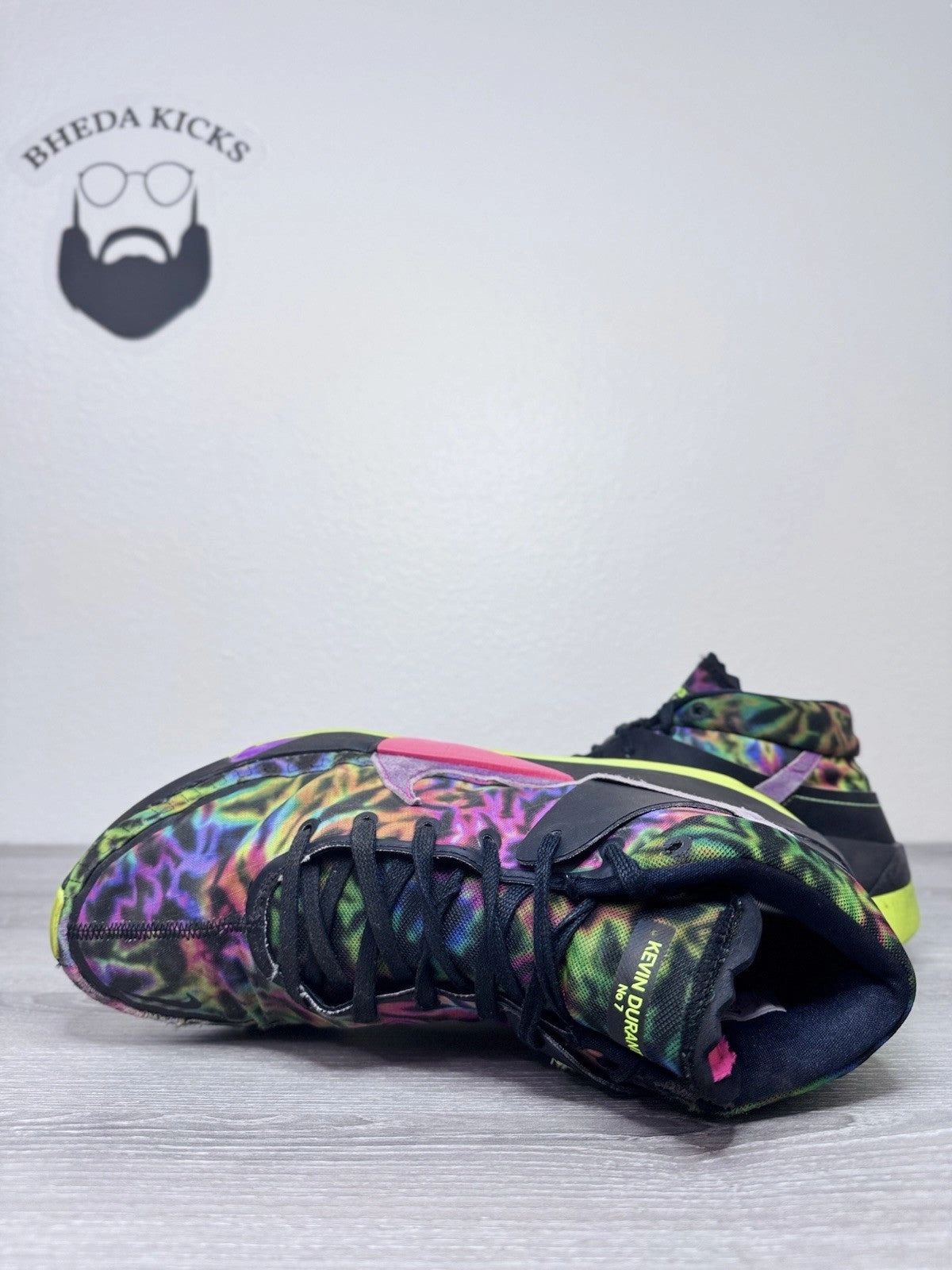 Size 13 - Nike KD 13 EYBL Unreleased PE Promo CZ6199-900 Preowned Rare Asics Gel Nimbus 20 Shoe Mid Grey Seashell Pink