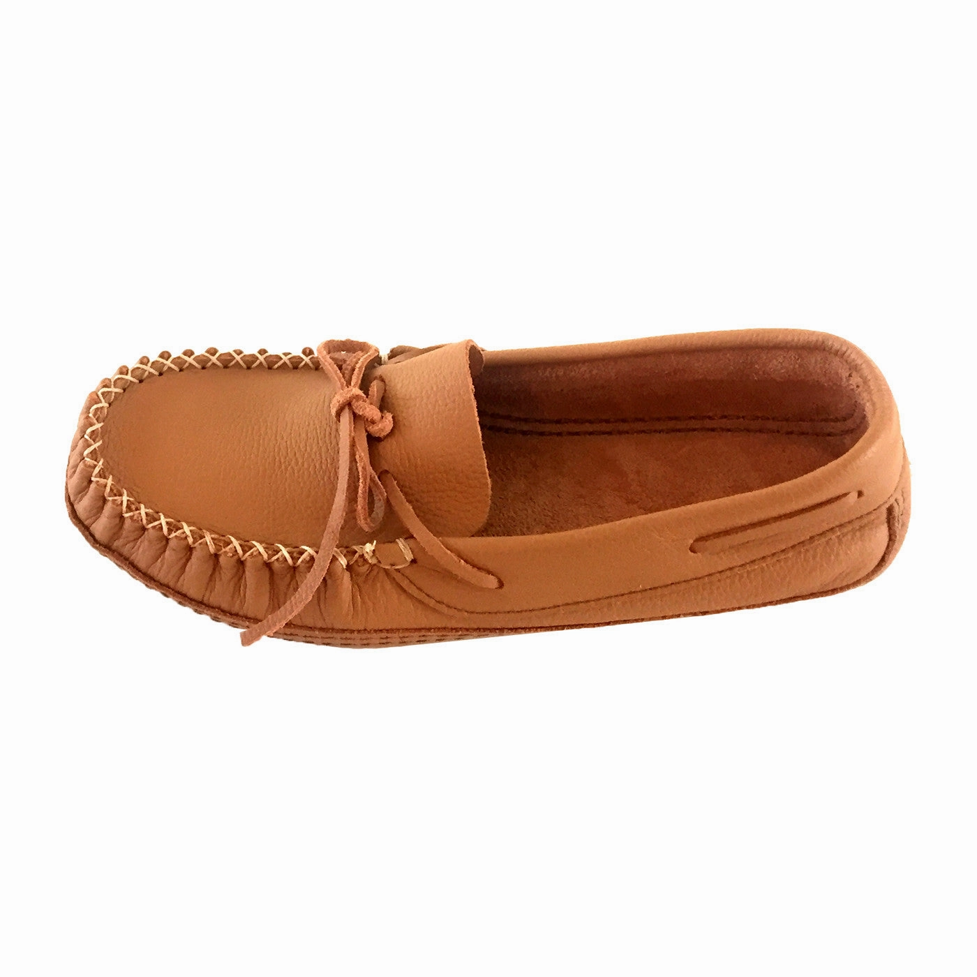 Men's Wide Width Soft Sole Leather Moccasins (Limited Edition) Rhinestone Slide