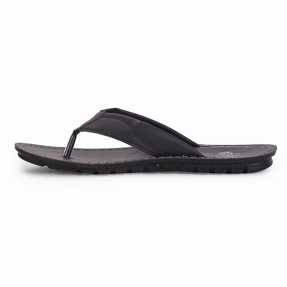 A-HA Black Casual Slippers For Men CHARGE By Liberty Designer Slides On Sale
