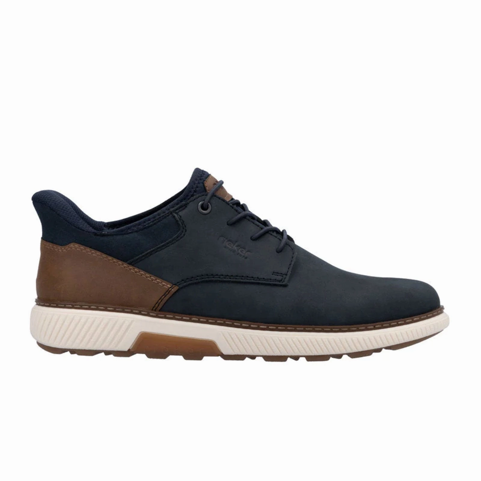 Soft Sole Casual Shoes Rieker Stan B3357 Oxford (Men) - Midnight/Pazifik/Nuss/Navy