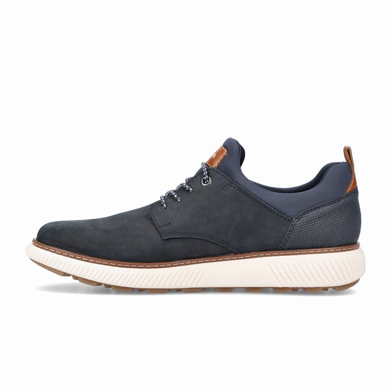 Rieker Stan B3360-14 Sneaker (Men) - Pazifik/Navy/Lak/Amaretto Soft Paw Oxford Casual Shoes