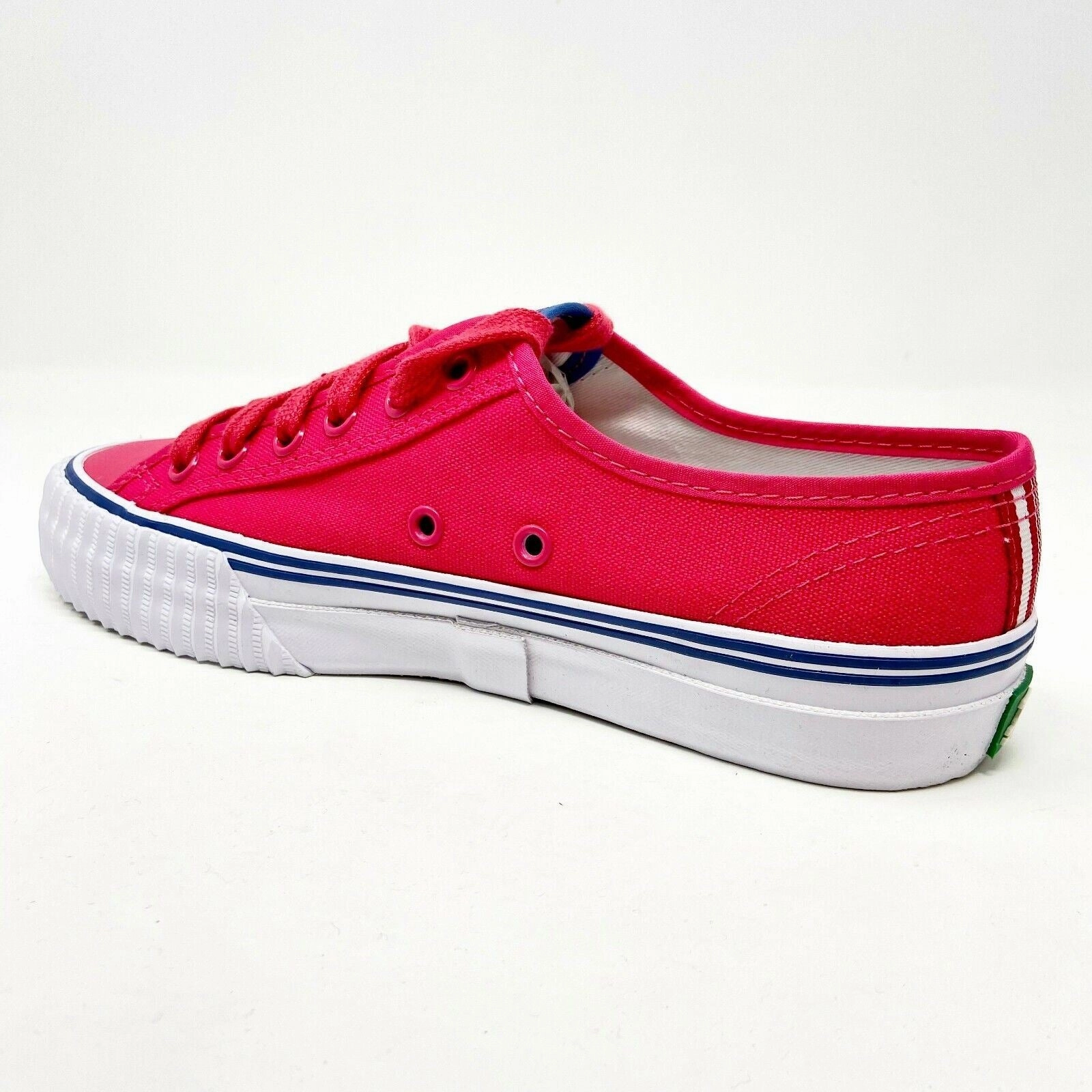 PF Flyer Center Lo Reiss Pink Womens Retro Casual Shoes PM12OL1M Barefoot Style Casual Shoes