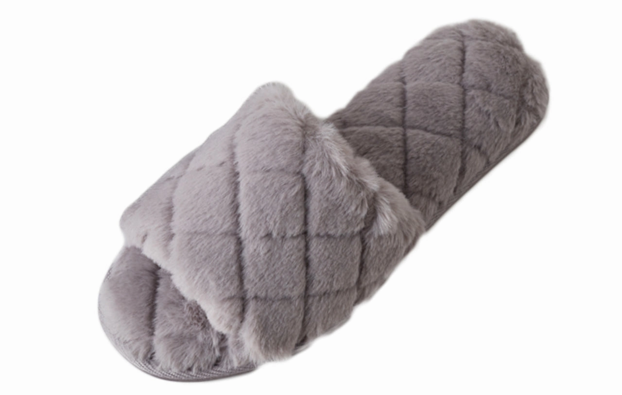 My Pillow Slippers Roxoni Women Soft Comfy Patterned Fluffy Plush Slip On House Slipper