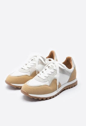 Wear Dress With Sneakers Rubber Suede Contrasting Lace Up Shoes