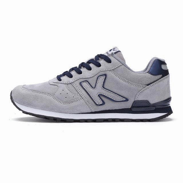 Best Stability Running Shoes Uk UKT Light Men Running Shoes Spring Autumn Artificial Genuine Leather Breathable Sport Shoes Cushioning Lace Up Man Sneakers