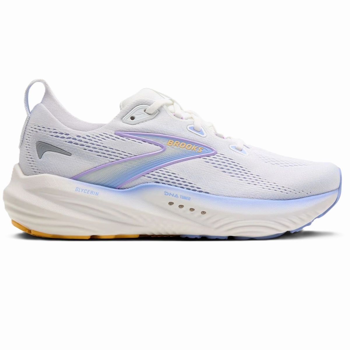 Brooks Glycerin GTS 22 Women's Running Shoes White Blue Apricot Best Minimalist Trail Running Shoes