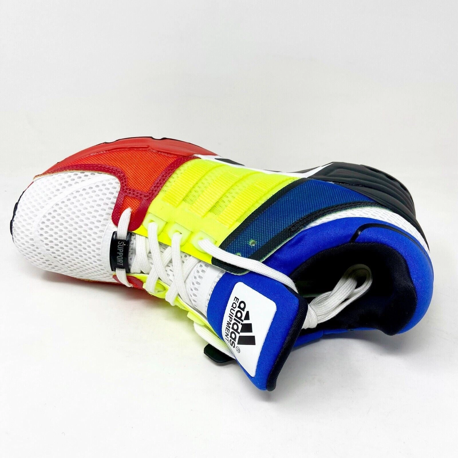 Best Barefoot Trail Running Shoes Adidas Equipment Running Support 2.0 White Blue Volt Red Mens Size 8.5 S81483