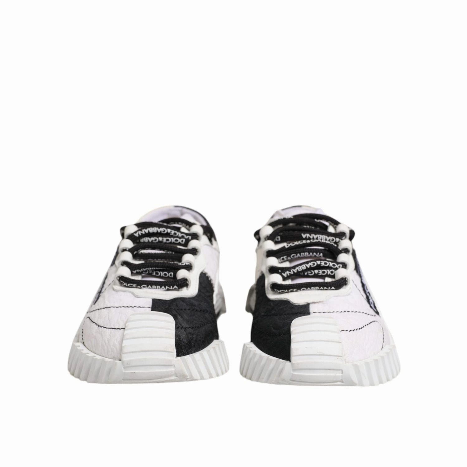 Sperry Sneakers Shoes Dolce & Gabbana White Black NS1 Low Top Sneakers Shoes
