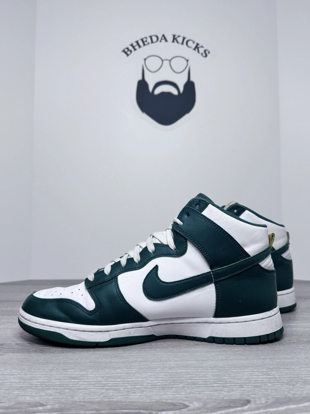 Size 12 - Nike Dunk High Australia White Green Yellow DD1399-300 Preowned Asics Fencing Shoes Japan