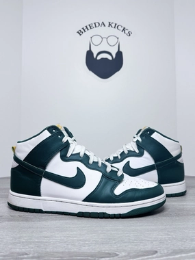 Size 12 - Nike Dunk High Australia White Green Yellow DD1399-300 Preowned Asics Shoes Ranking