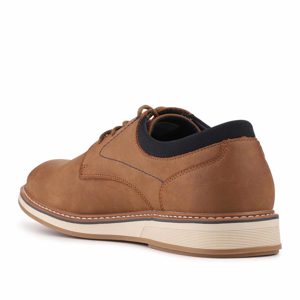 Casual Cushioned Lace Up Shoes - WOIL42033 / 327 992 - Tan Shoes To Run In Winter