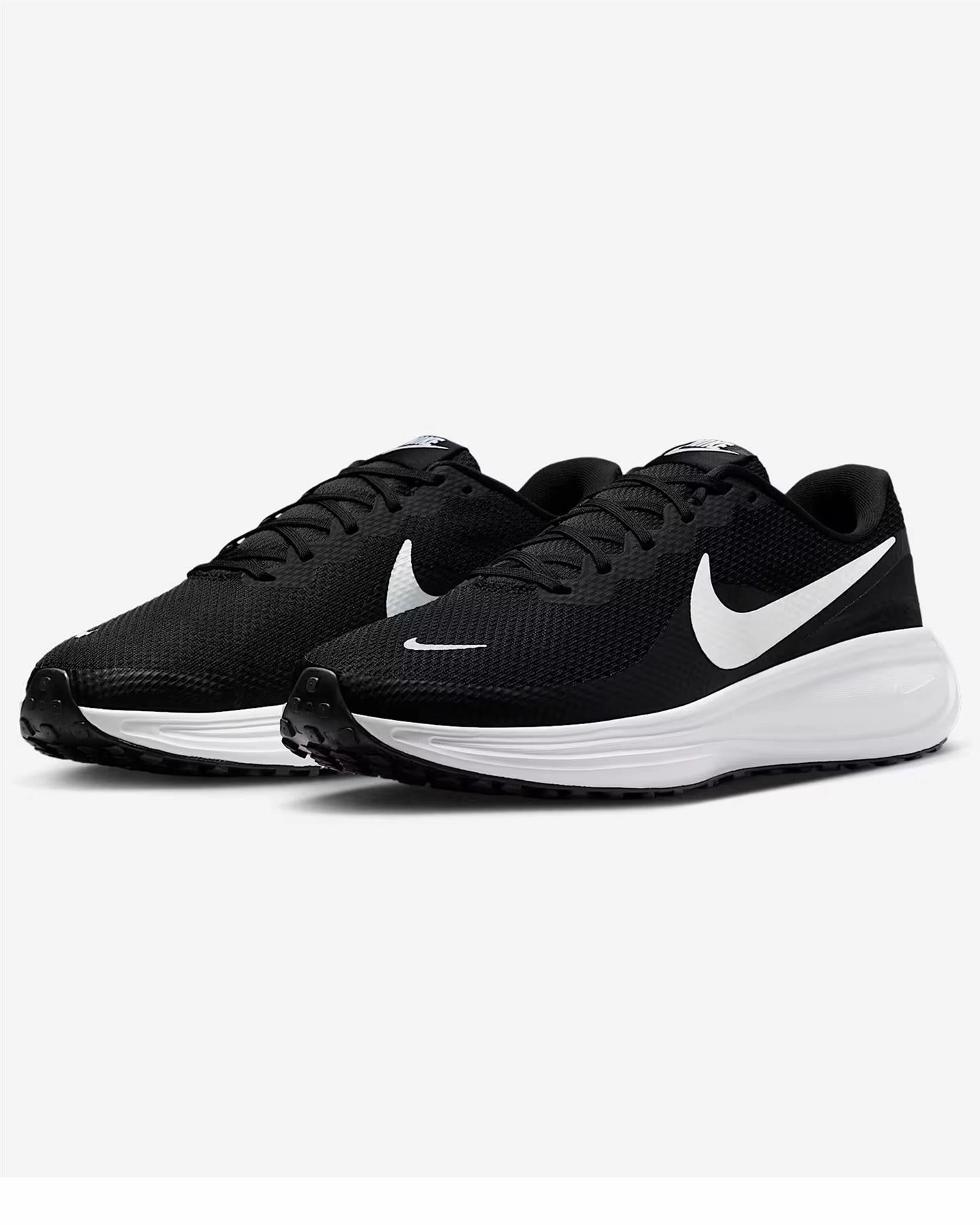Good Shoes For Treadmill Running Men's Wide Fit Nike HQ1996-001 Revolution 8 Running Sneakers