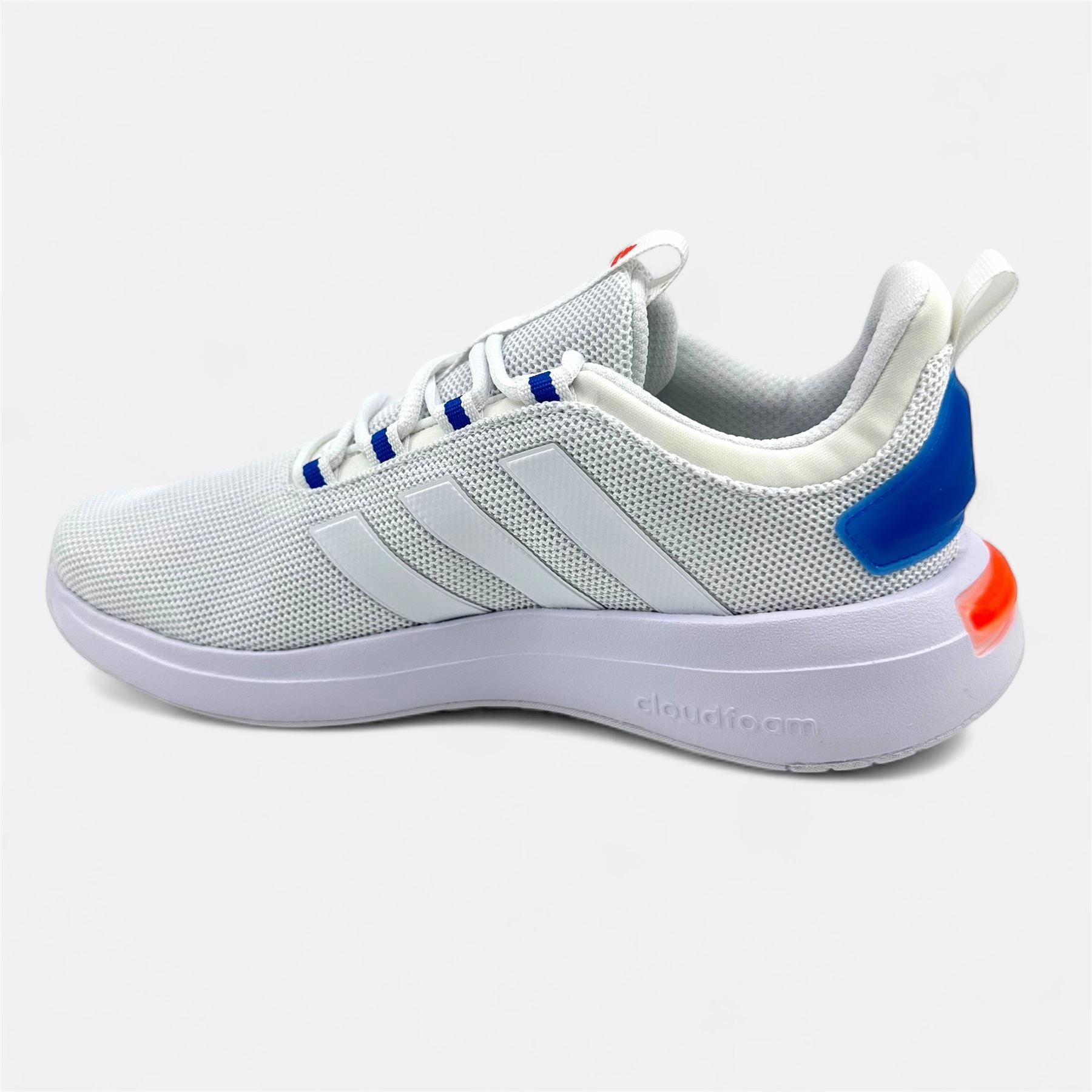 Adidas Racer TR23 Cloud White Bright Royal Mens Athletic Sneaker Best Rated Running Shoes