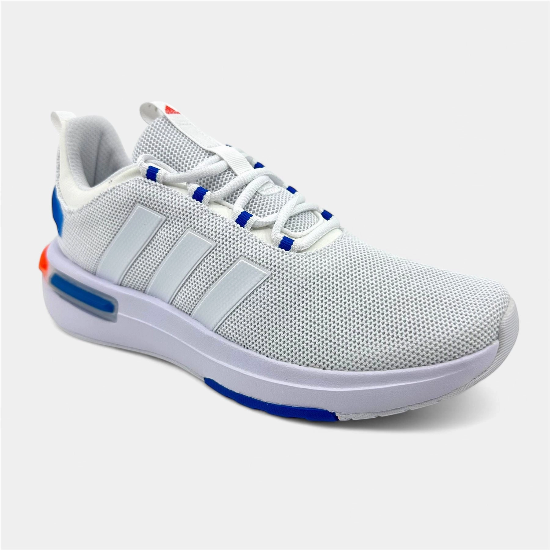 Best Walking And Running Shoes Adidas Racer TR23 Cloud White Bright Royal Mens Athletic Sneaker