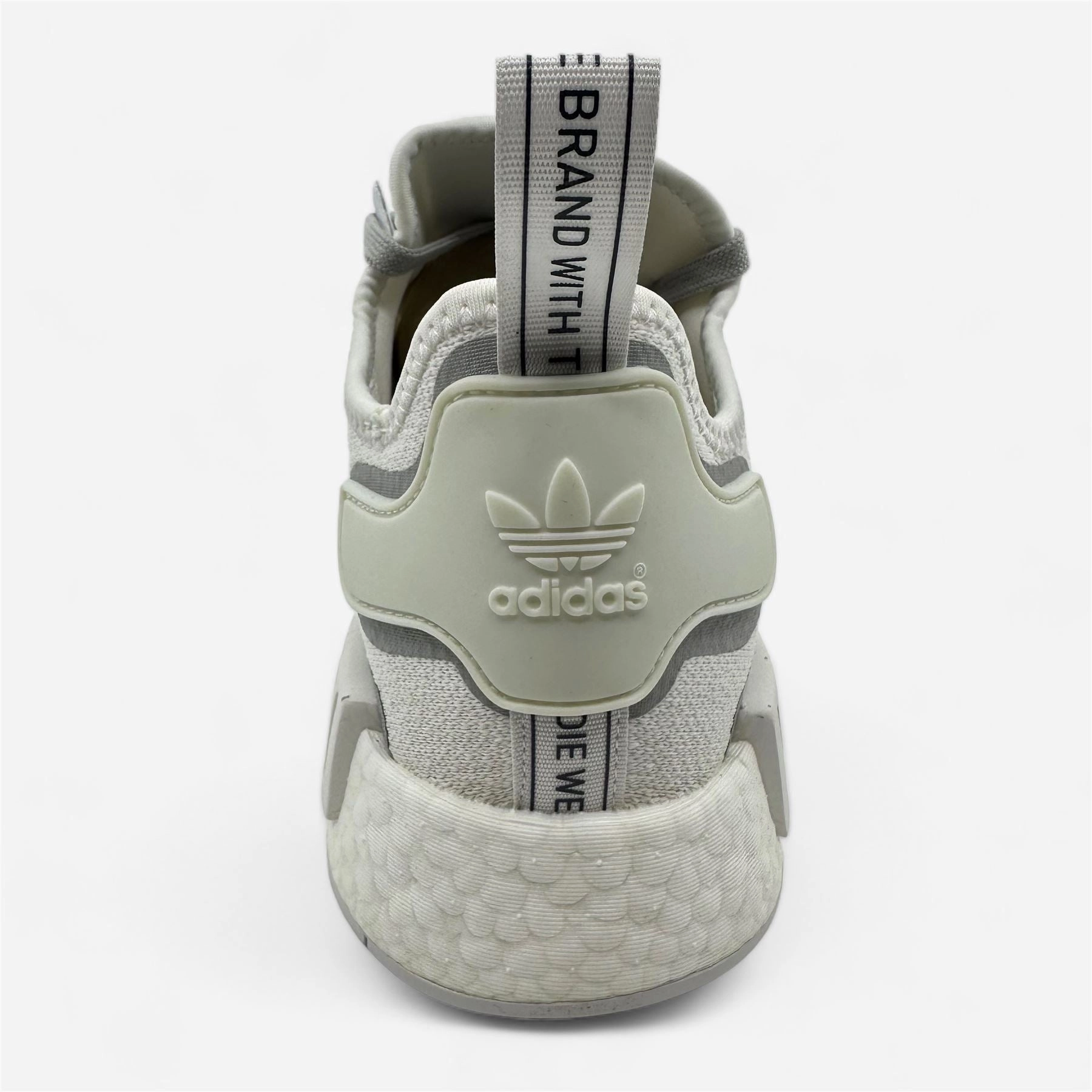 Adidas NMD R1 White Crew Navy Mens Athletic Sneaker Gaviota 5 Running Shoes