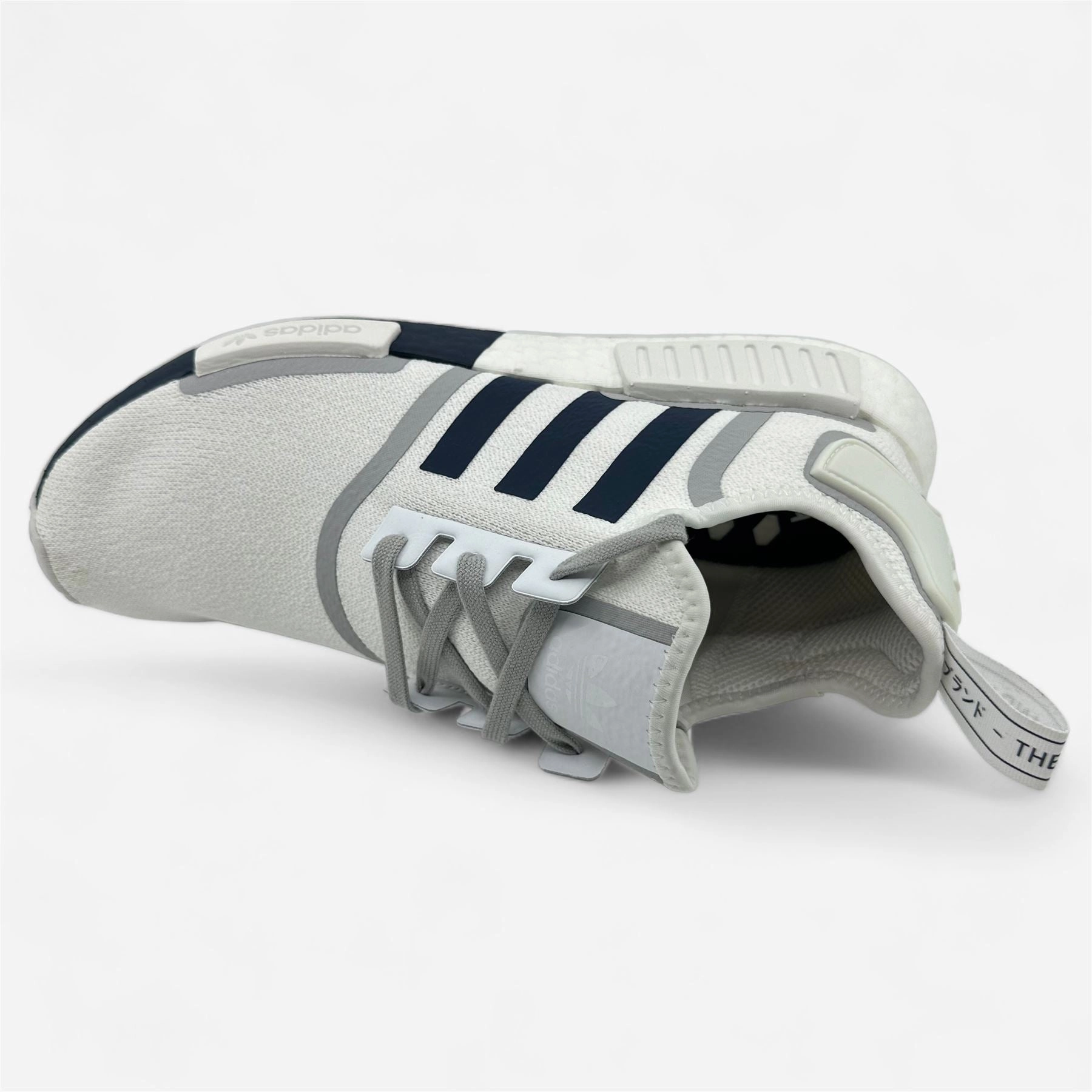 New Axelion Nxt Running Shoe 8 Adidas NMD R1 White Crew Navy Mens Athletic Sneaker