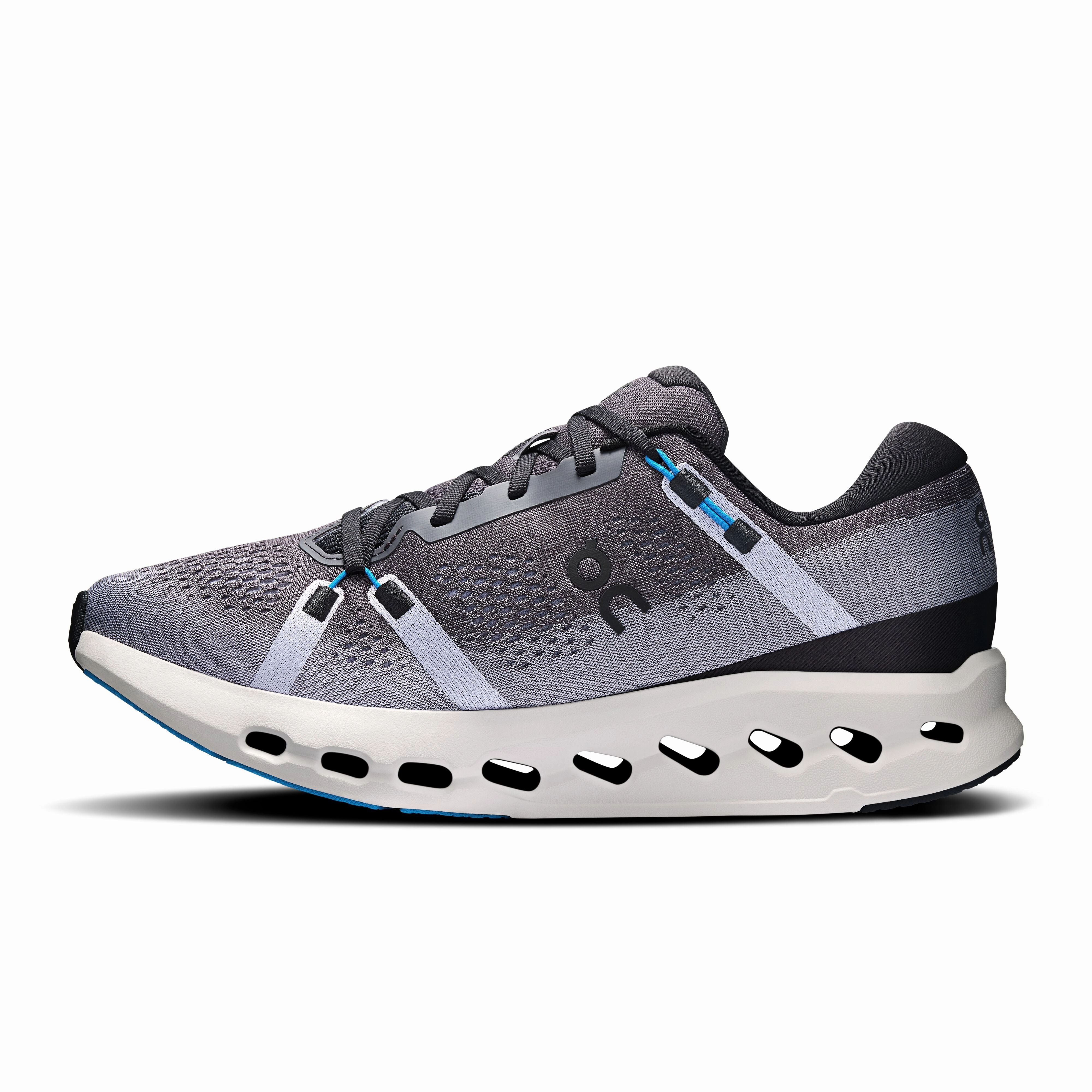 Best Outdoor Running Shoes Men's On Cloudsurfer 2 Running Shoe in Black | Malibu