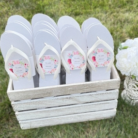Rustic Crate Wedding Flip Flop Bundle (20 Pairs) Eagsouni Flip Flops