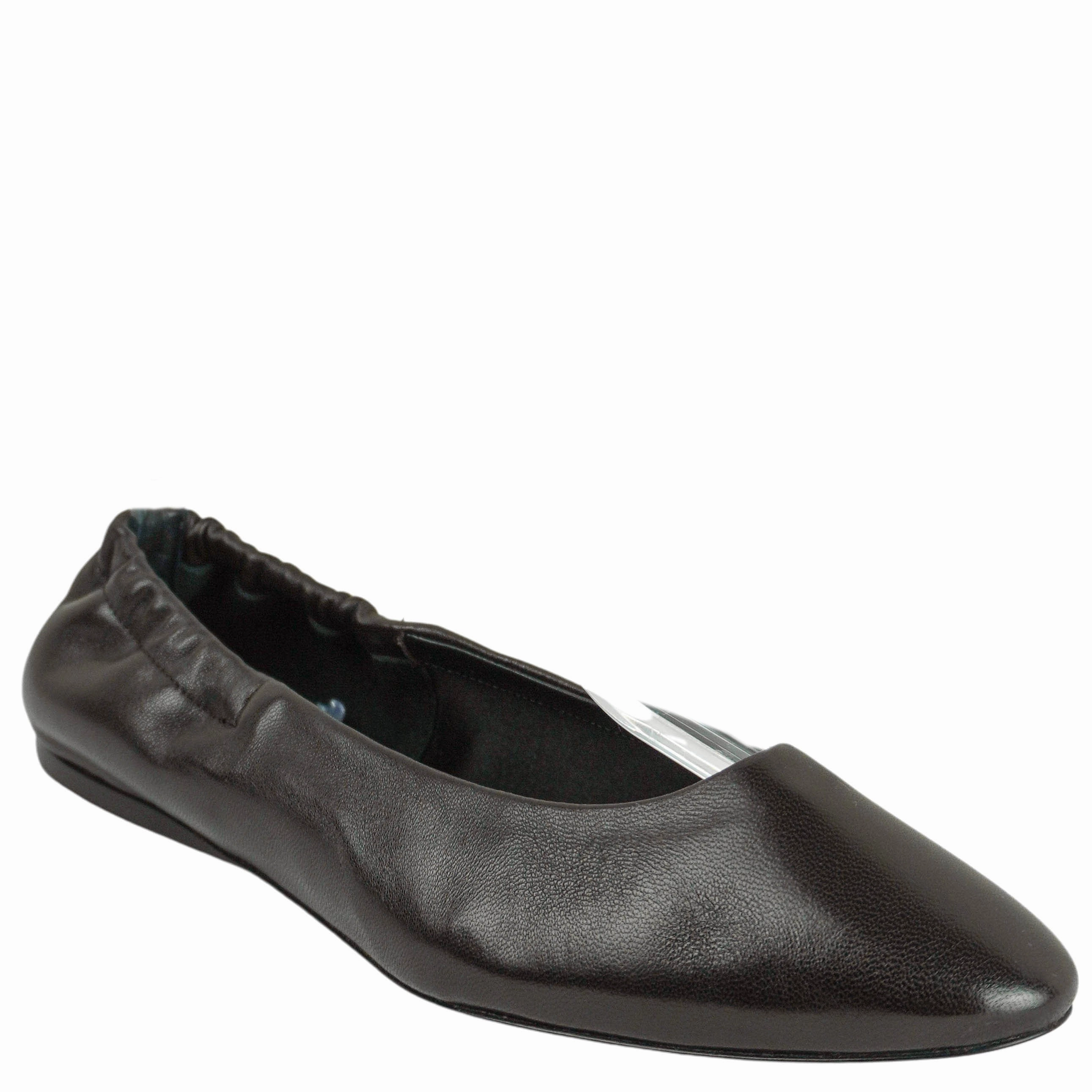 Mary Janes Shoes Flat Saint Laurent Ballerina Flats in Harris Eagle Brown