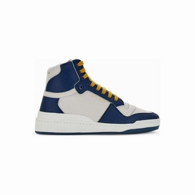United Healthcare Sneakers Saint Laurent Elevate Your Style with Mid-Top Blue Luxury Sneakers