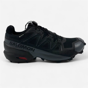 Expensive Running Shoes Salomon Speedcross GTX Black Quiet Shade Mens Size 9 Athletic Gore-Tex Sneaker