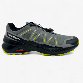 Running Shoes Aesthetic Salomon Speedcross Peak Quiet Shade Black Sulphur Spring Mens Athletic Sneaker