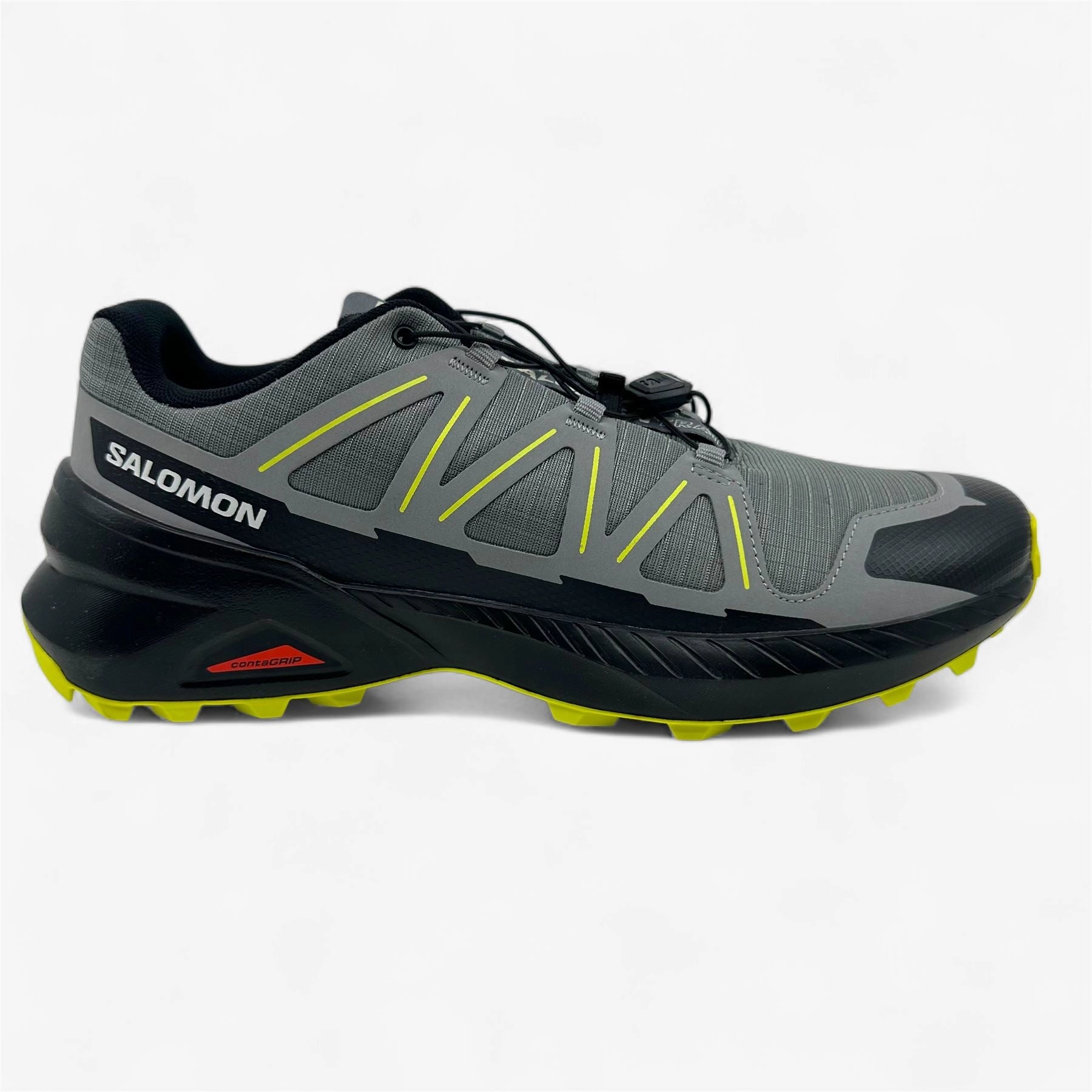 Salomon Speedcross Peak Quiet Shade Black Sulphur Spring Mens Athletic Sneaker Best Running Shoes Knee Problems