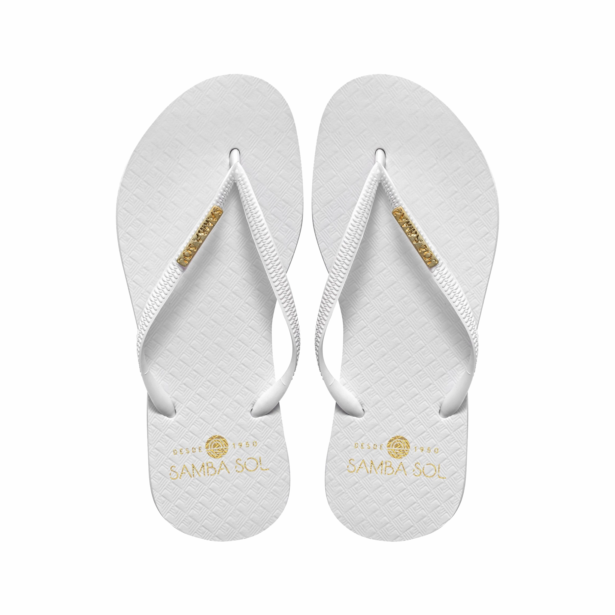 Most Comfortable Flip Flops In The World Samba Sol Women's Fashion Collection Flip Flops - Classic White