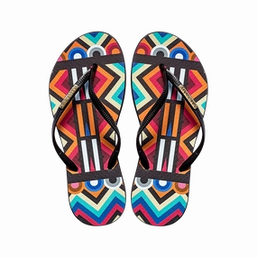 Houston Astros Flip Flops Samba Sol Women's Fashion Collection Flip Flops - Tribal