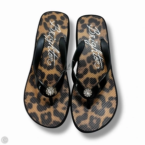 Sandals Flip Flops By Brighton In Animal Print, Size: 8 Retro Flip Flops