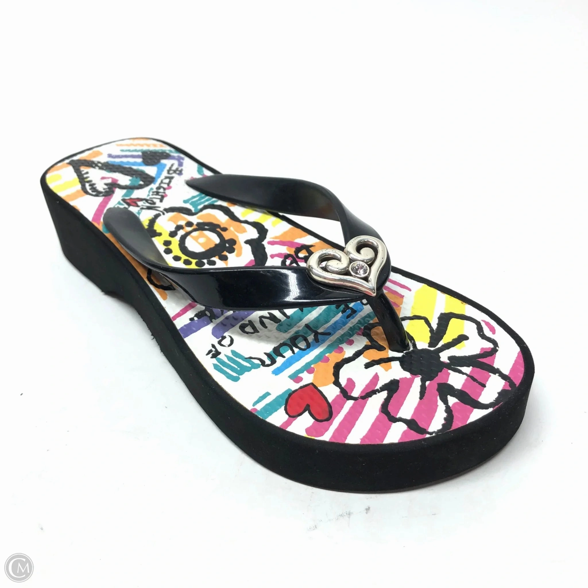 Sandals Flip Flops By Brighton In Multi-colored, Size: 6 Lions Flip Flops