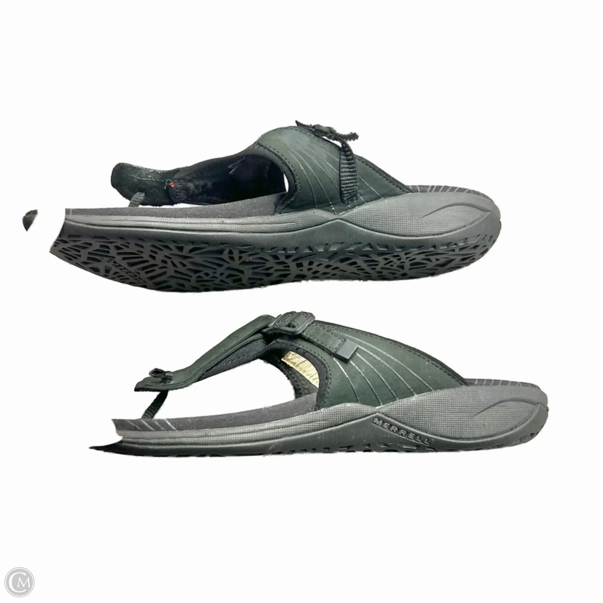 Sandals Flip Flops By Merrell In Black, Size: 6 Jk Flip Flop