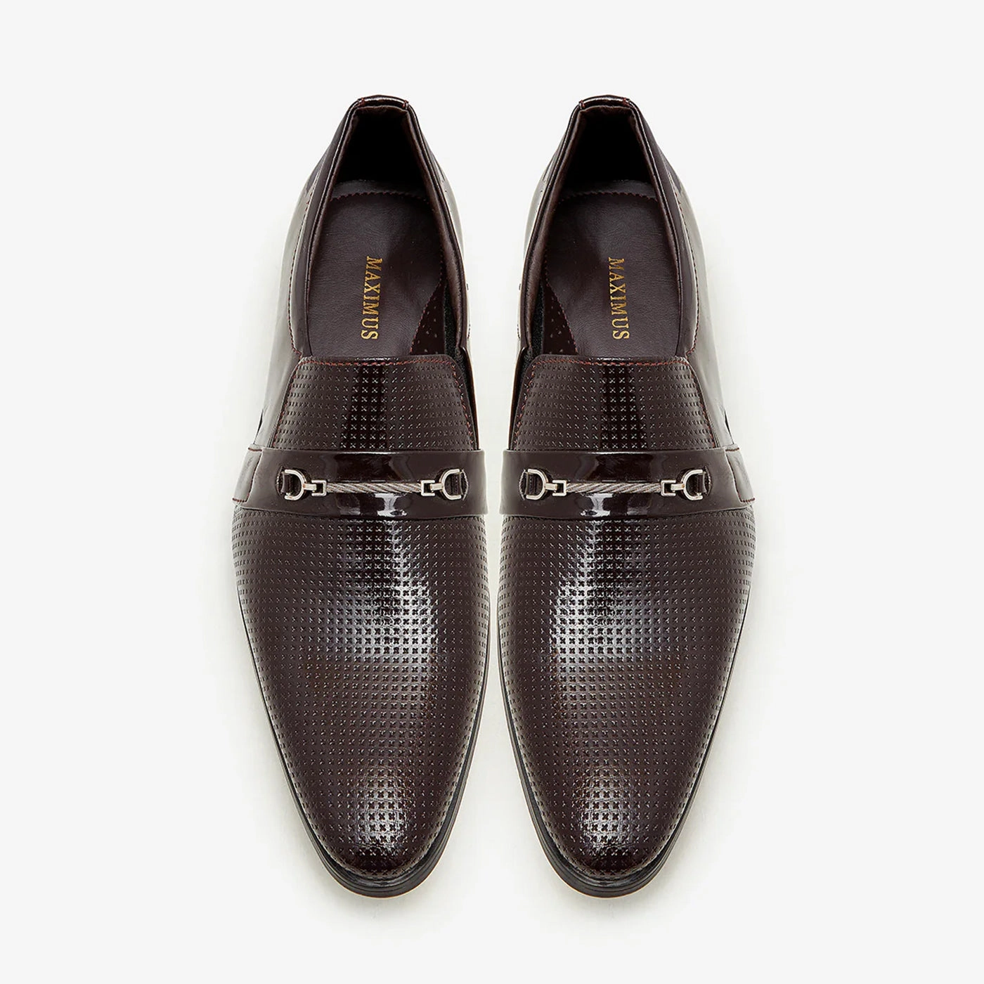 Textured Formals for Men Cowhide Loafers
