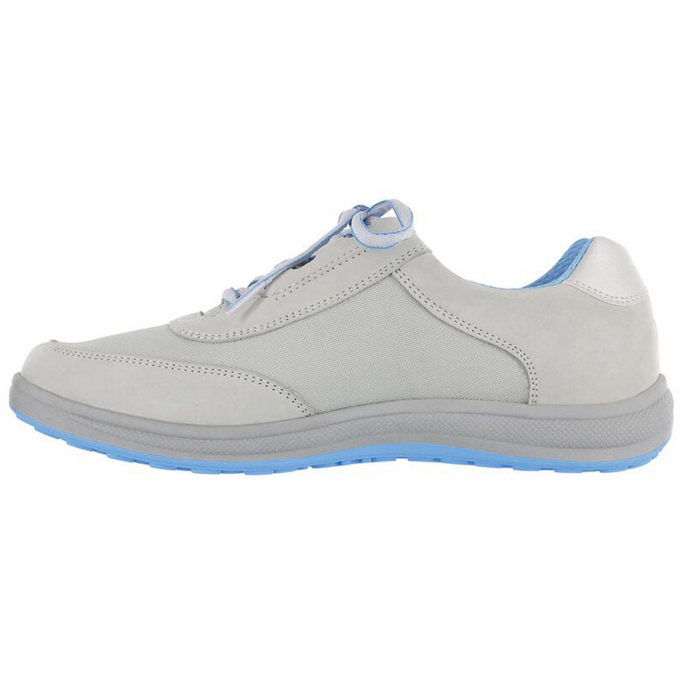 SAS Sporty Silver Nubuck Shoe (Women's) Leather Oxford Casual Shoes