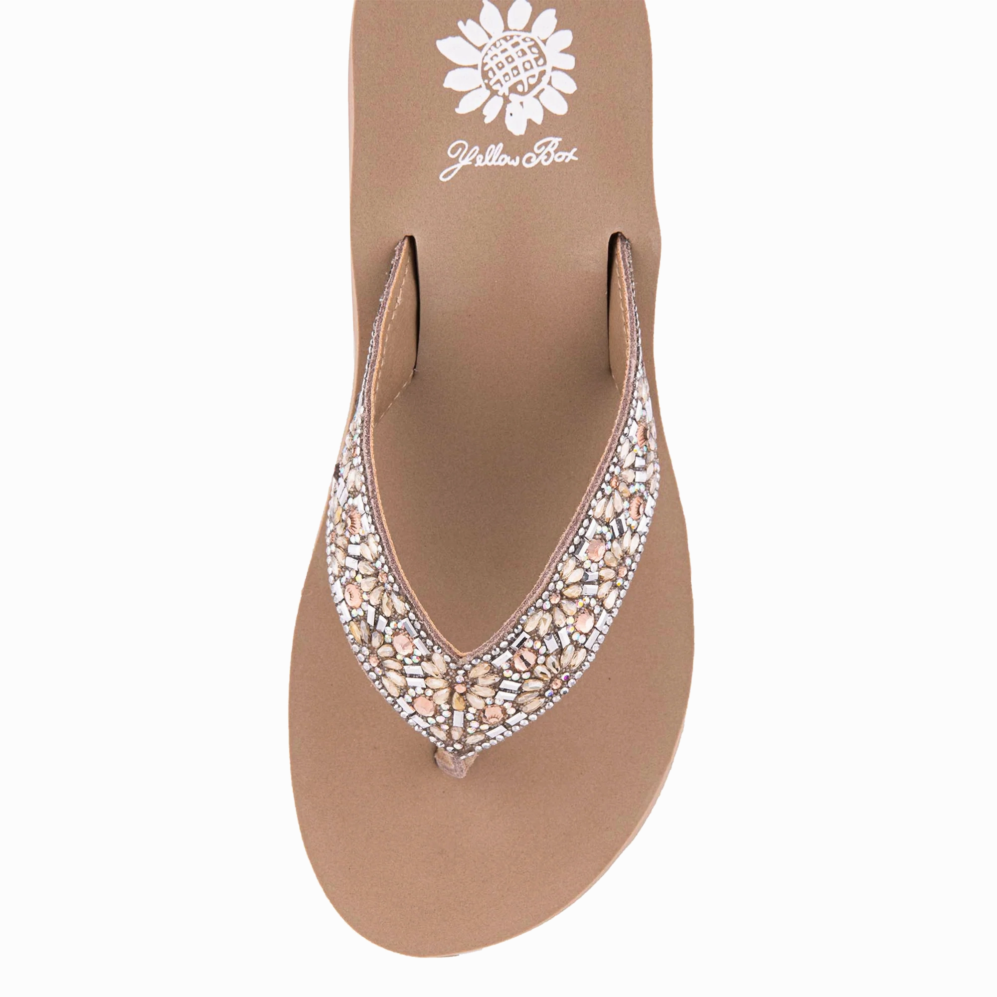 Savira Taupe Slides Flip Flops