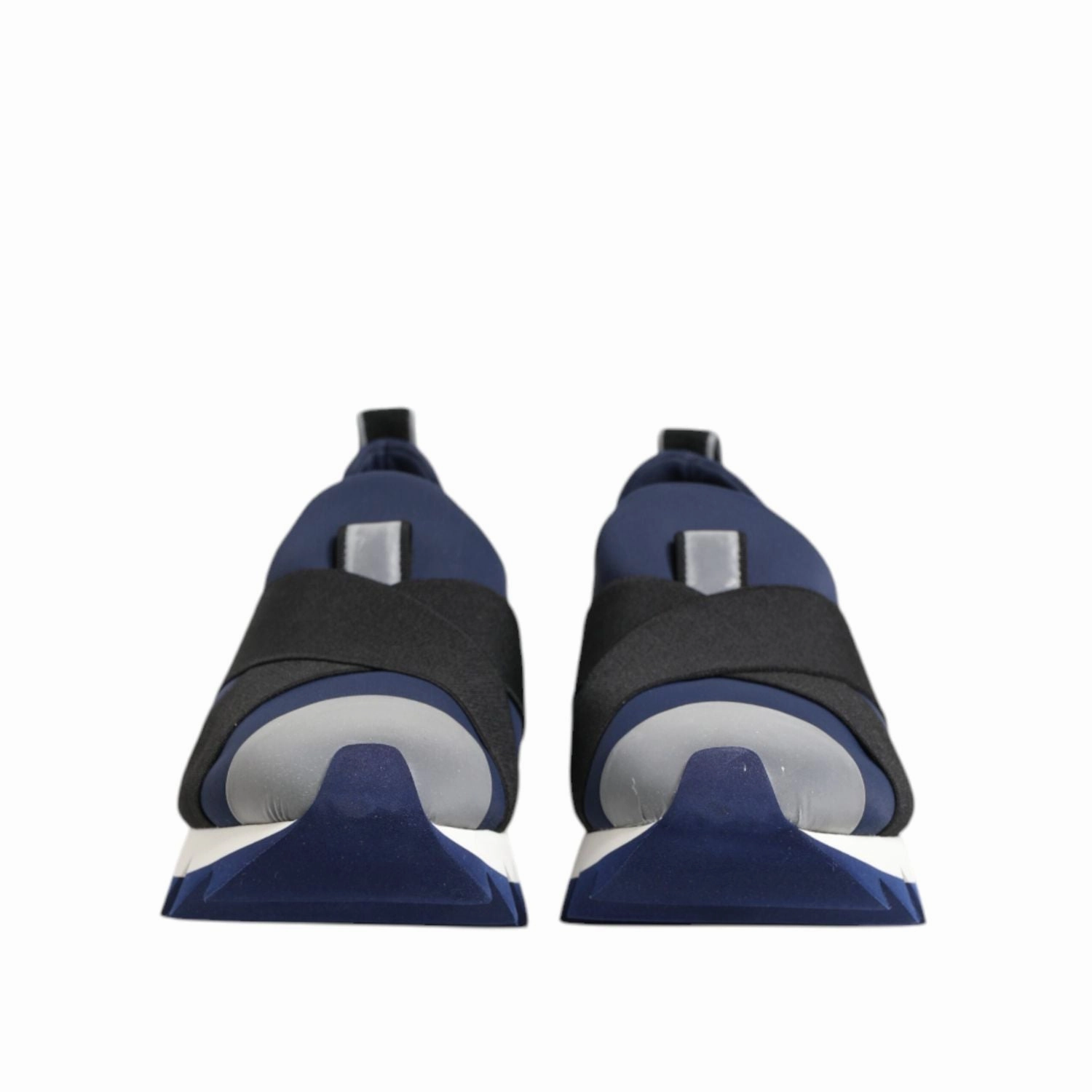 Fashion Sneakers Dolce & Gabbana Blue Black Slip On Low Top Men Sneakers Shoes