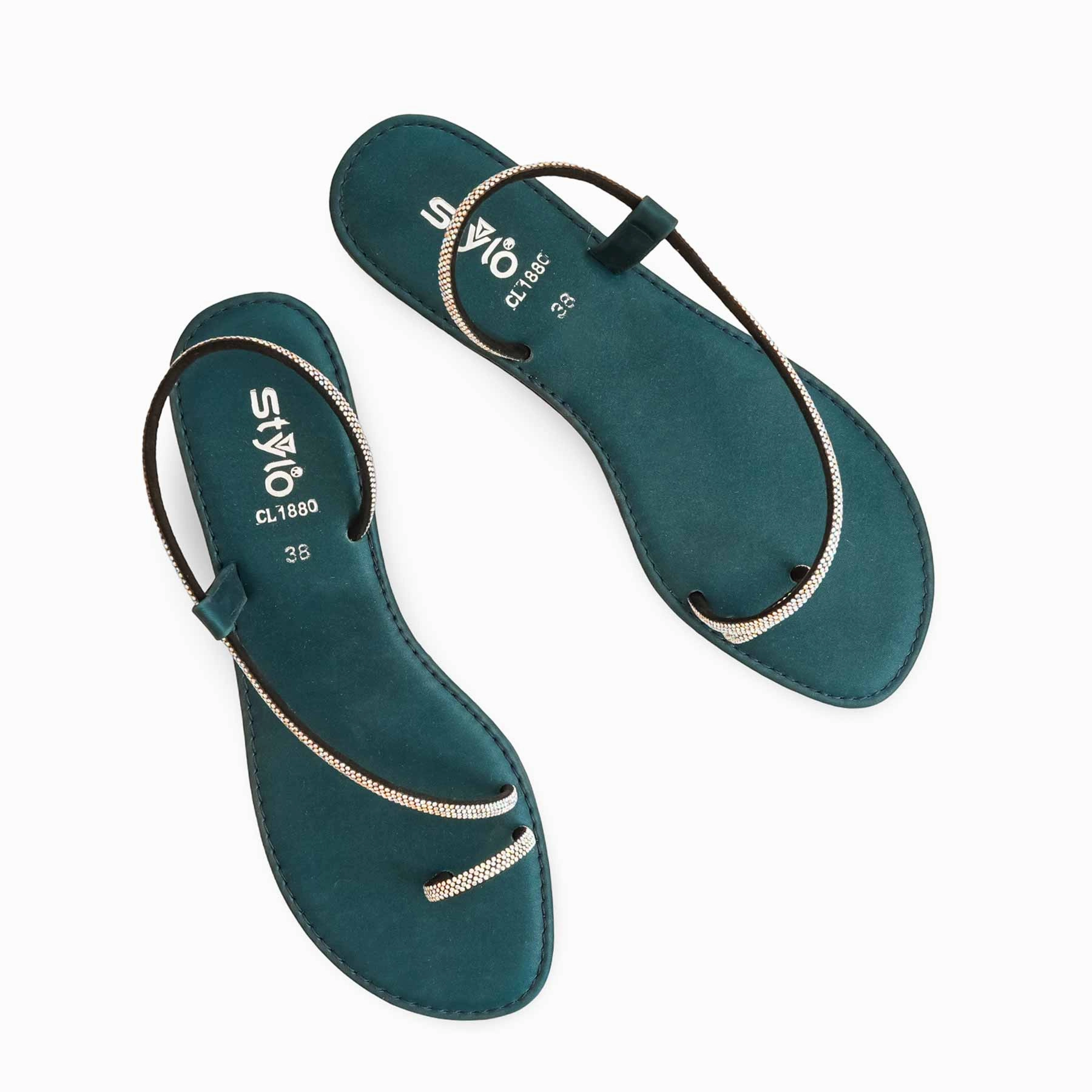 Seagreen Casual Chappal For Ladies CL1880 Leather Flat Ballet Shoes