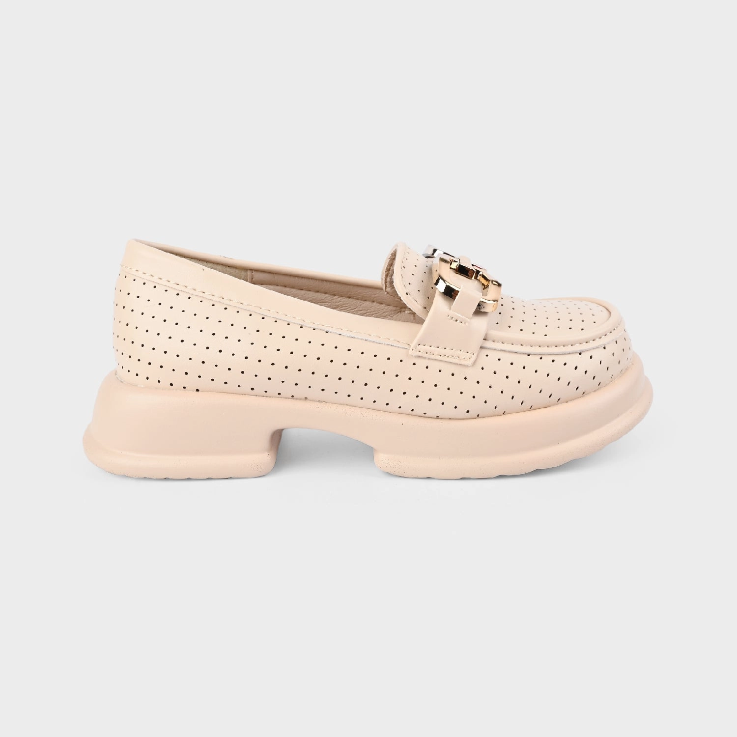 Best Loafers For Business Casual Girls Loafer 703-1-BEIGE
