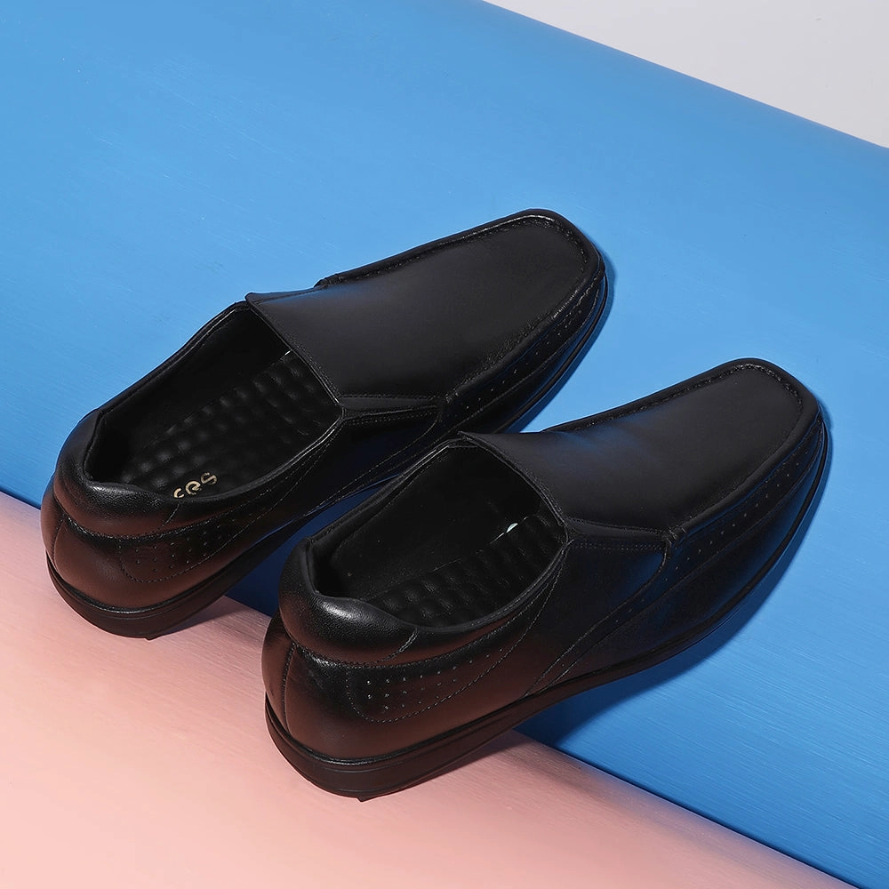 Healers Formal (Black) Slip-On Loafers Shoes For Men FL-1415 By Liberty Penny Loafers Sale