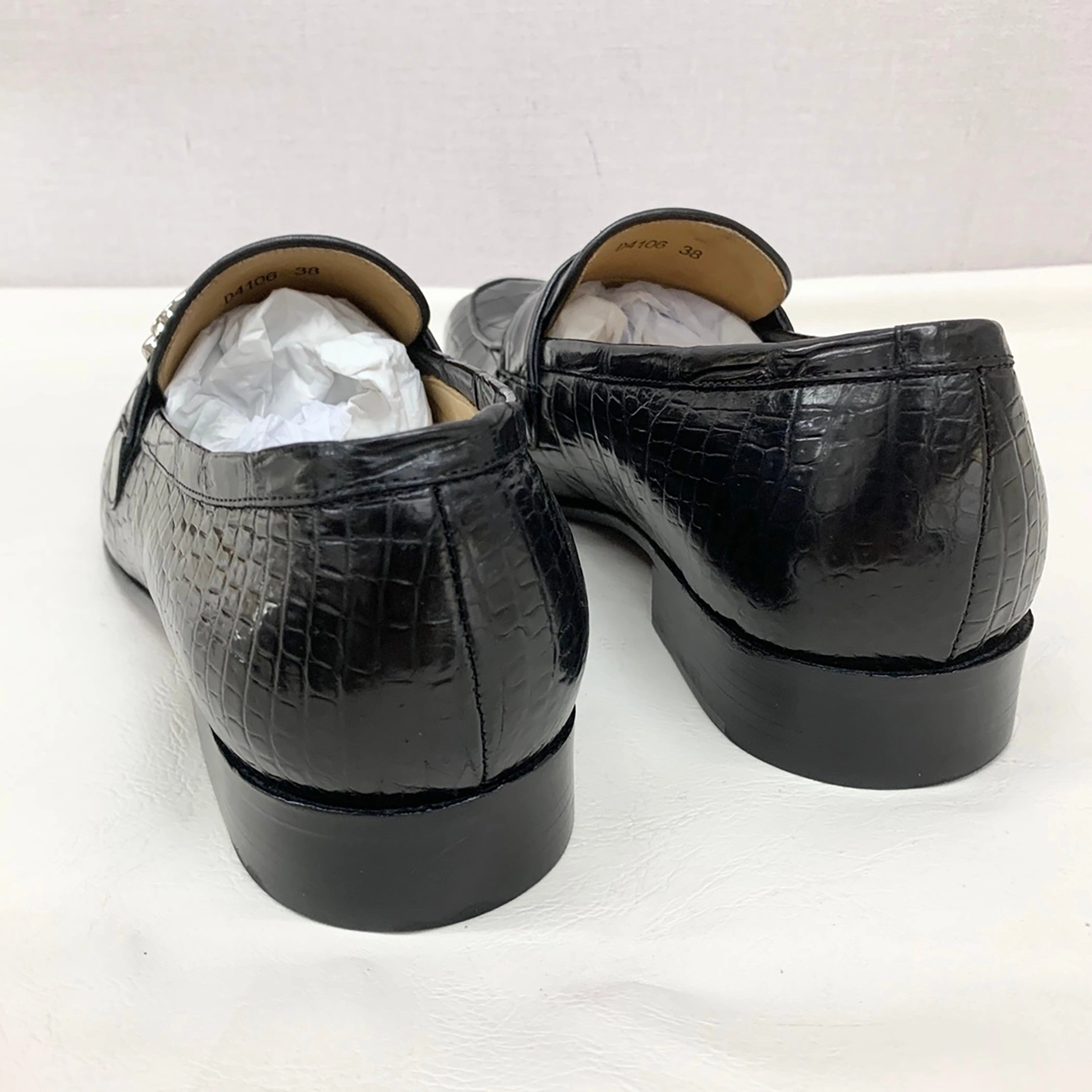 Ysl Loafers Genuine Alligator Skin Shoes  Premium Handmade Dress Loafers for Men