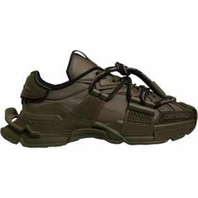 Sneakers In The Washer Dolce & Gabbana Military Green Space Low Top Sneakers Shoes